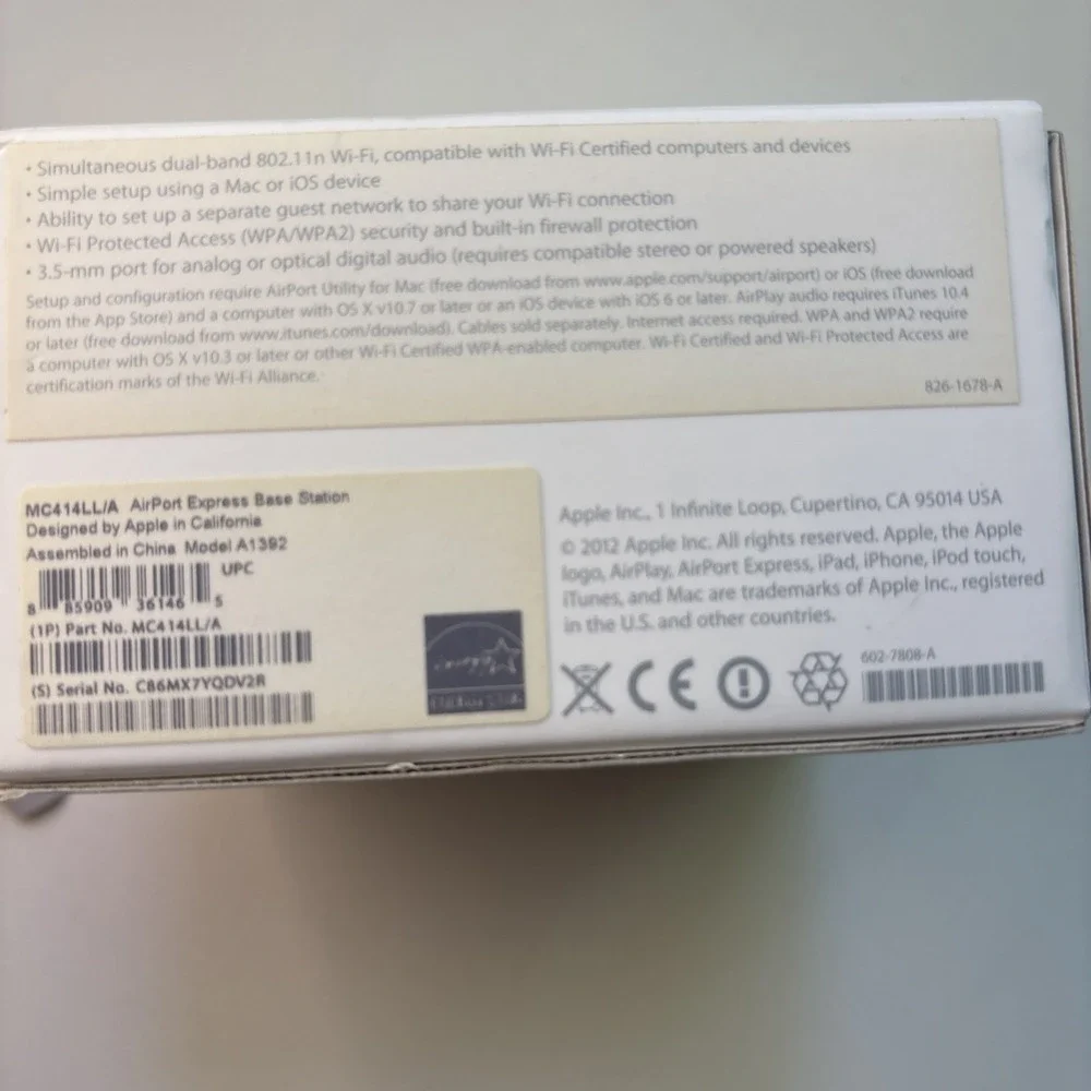 Apple AirPort Express 3rd Generation NEW SEALED BOX MC414LL/A A1392 RARE